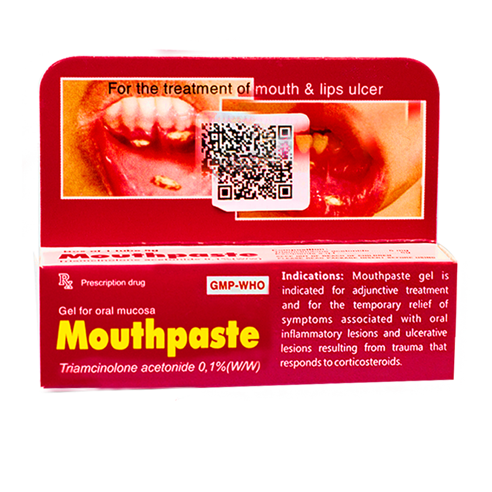 Mouthpaste 5g Medipharco (tuýp/5gr)