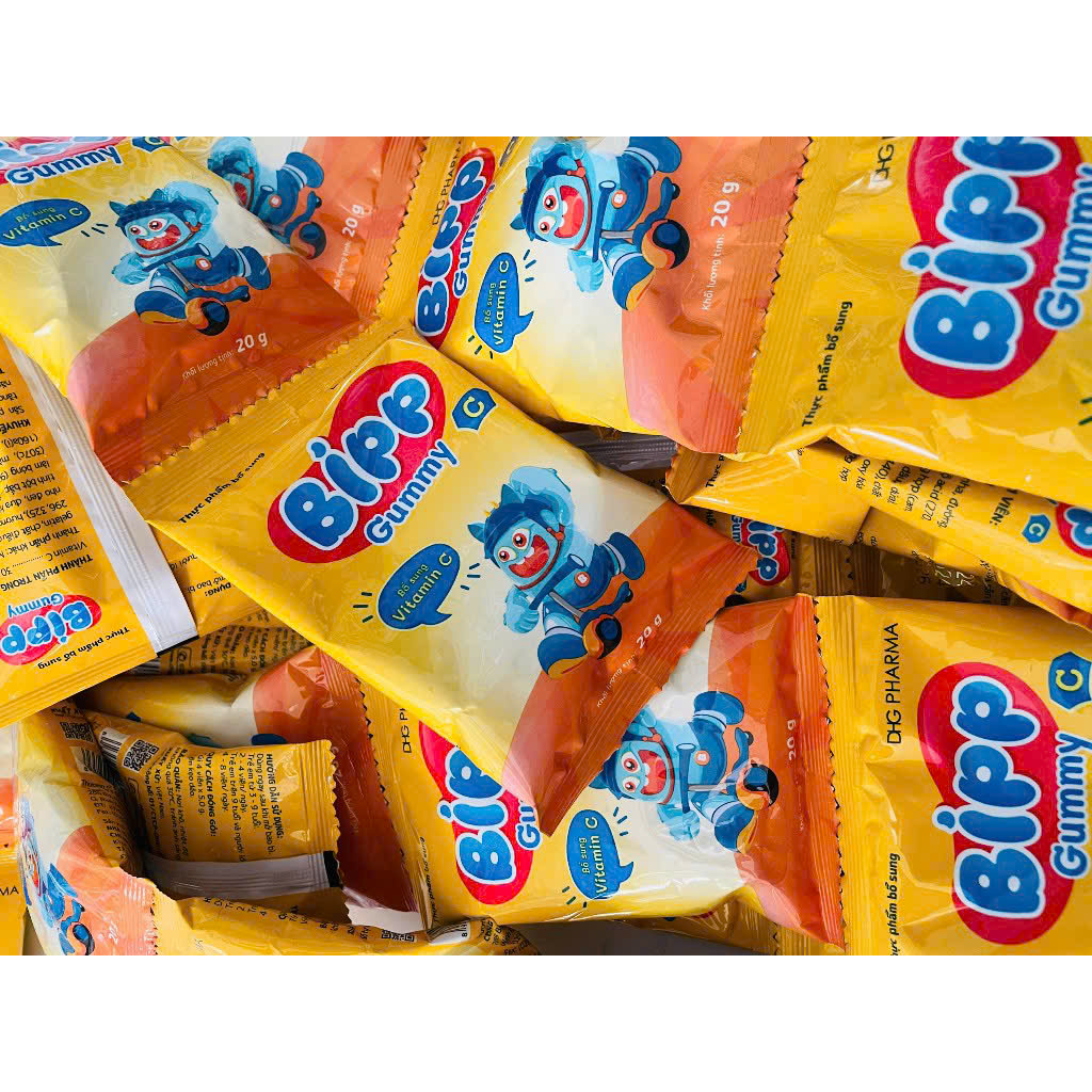 Kẹo dẻo Bipp Gummy C DHG Pharma (Dây/10g/20gr)