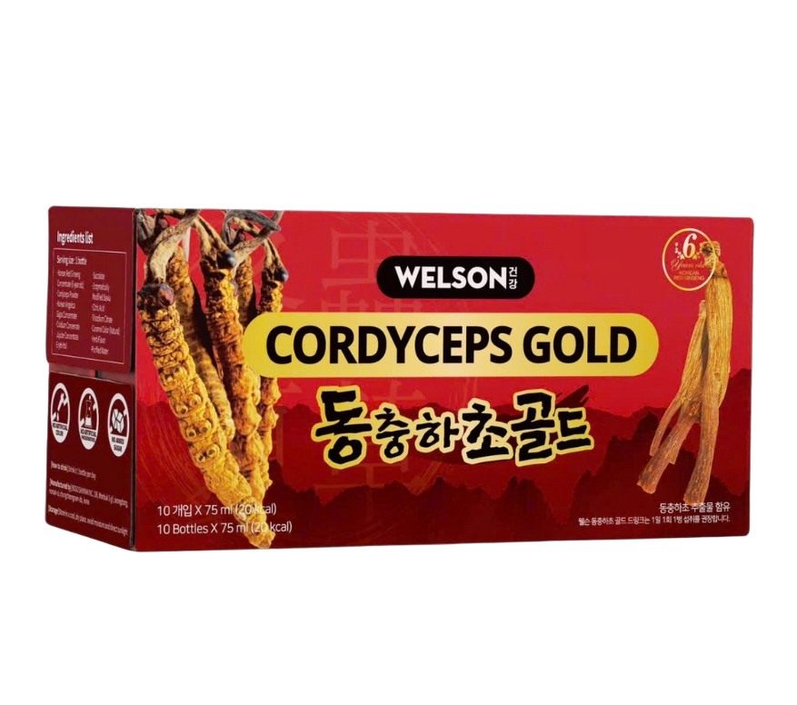 Nước uống đông trùng hạ thảo Welson Cordyceps Gold (H/10c)