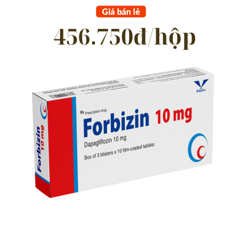 Forbizin 10mg Dapagliflozin 10mg Bidiphar