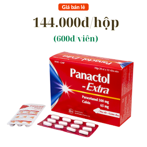 Panactol Extra 500mg/65mg Khapharco