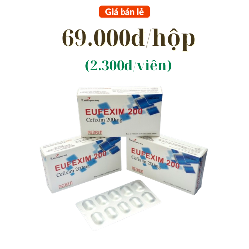 Eufexim cefixime 200mg Medisun